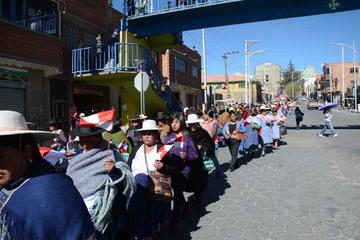 Las mujeres estuvieron presentes en la movilización del 6 de agosto.