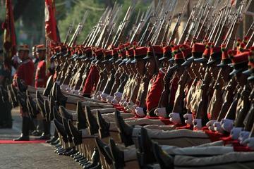 Soldados participan en Parada Militar  