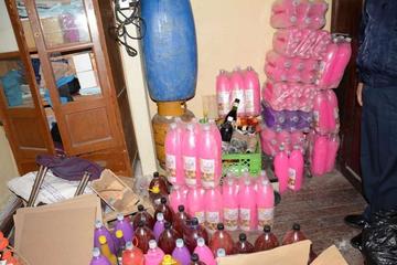 Incautaron más de 1000 litros de alcohol  