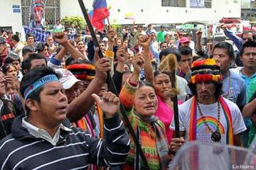 Protestas en Ecuador provocan 47 detenidos y decenas de heridos