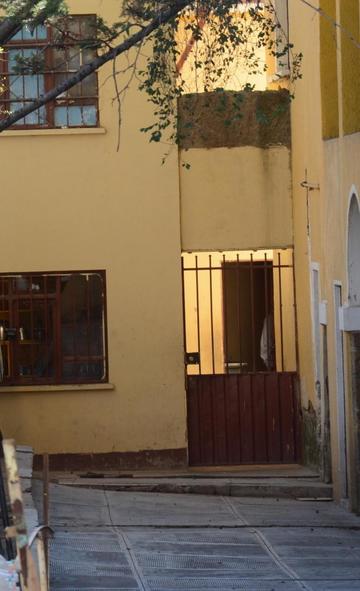 huyen de un albergue.