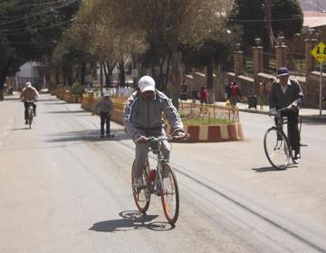Niños y jóvenes tendrán via libre para andar en bicicletas.