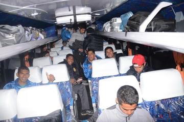 El primer equipo en su último viaje.