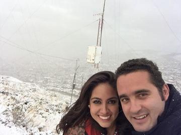 Potosí amaneció este sábado con nieve: Foto: Juan Gabriel Quesada
