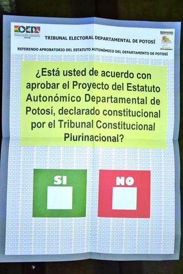 Todo está listo para el referendo estatutario del próximo domingo