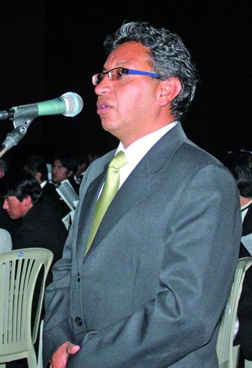 El exdirector al inicio del Festival Internacional de la Cultura.