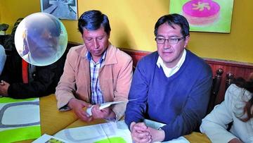 David Ramos (MAS) y Gonzalo Barrientos (UN) confrontaron sus puntos de vista.