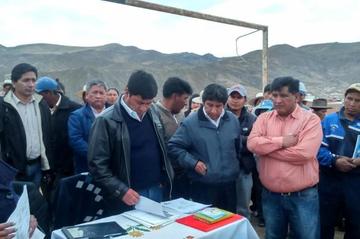 Inspeccionan terreno donde se construirá el nuevo hospital de tercer nivel para Potosí