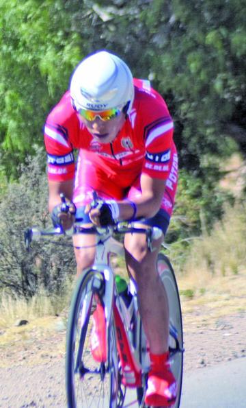 Javier Arando, en la última carrera.