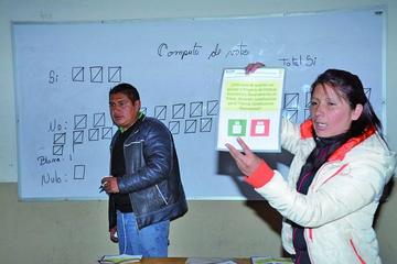 Municipio de Potosí rechaza estatuto autonómico
