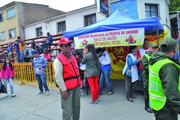 Buscan la donación voluntaria de sangre