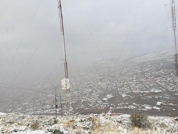 Potosí amaneció cubierta de nieve. Juan Gabriel Quesada