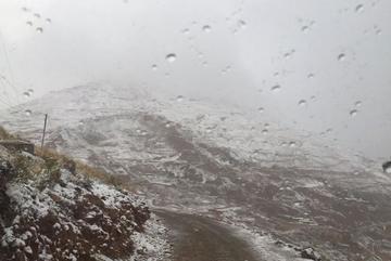 Potosí amaneció cubierta de nieve. Juan Gabriel Quesada