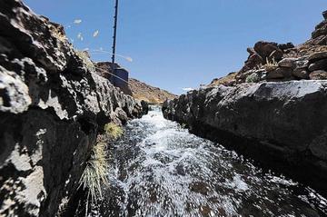 Las aguas del Silala podrían ser bombeadas para beneficiar a tierras altas de Potosí. Foto: Archivo