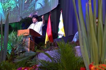 Evo propone alianza Sur-Norte para combatir el cambio climático 