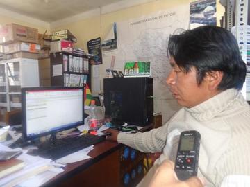 Edwin Cruz, responsable de Medio Ambiente.