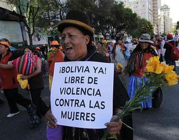 Reportan 270 feminicidios en el periódo 2013 y 2015 en Bolivia