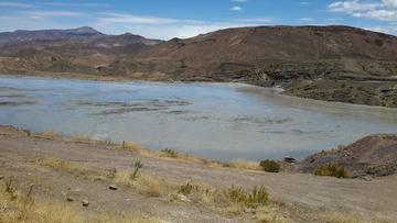 La carga que entra el dique ya tiene poca agua en la actualidad.