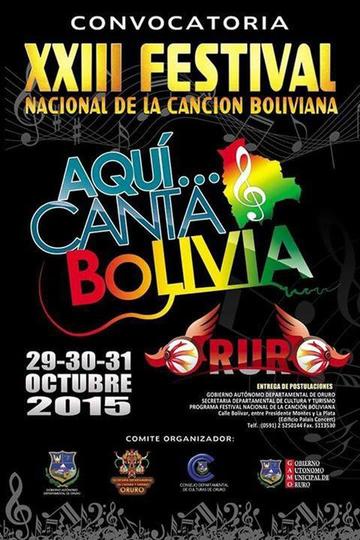 Festival ¡Aquí canta Bolivia! culmina  con éxito y es el semillero de artistas