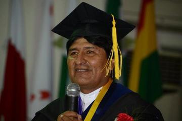 Morales recibe Doctor Honoris Causa por la Universidad La Sapienza de Roma 