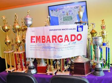 Los trofeos fueron precintados.