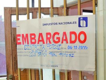 El SIN embarga las oficinas del club Real Potosí 