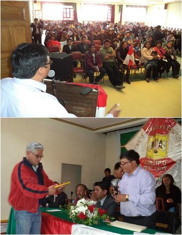 El acto del Comité Cívico Potosinista.