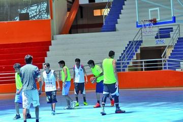 Los jugadores del plantel potosino en la práctica de la víspera.
