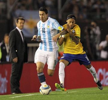Argentina y Brasil empatan 1-1