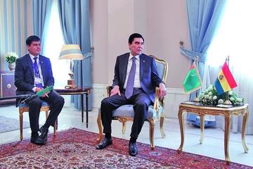 Turkmenistán apoyará al país a triplicar la producción de gas