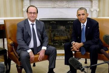 Obama y Hollande se reúnen para coordinar la estrategia contra el EI 