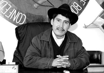Exsecretario ejecutivo de la Csutcb y excandidato a la Gobernación de Chuquisaca por CST.