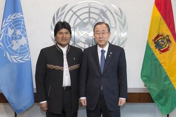 Evo Morales se reunirá con Ban Ki-Moon y 2 presidentes