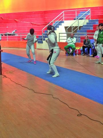 Mariela Castro (d) en su último combate.