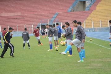 La banda roja entrenará en el “Víctor Agustín Ugarte”