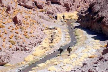 Las aguas se van a territorio chileno.