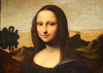 Mona Lisa oculta retrato de mujer