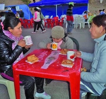 Se degustó ayer la picana y chocolate