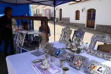 La exposición de objetos de plata.