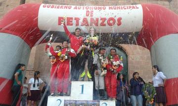 Los campeones de la Clase RC2 Nacional.