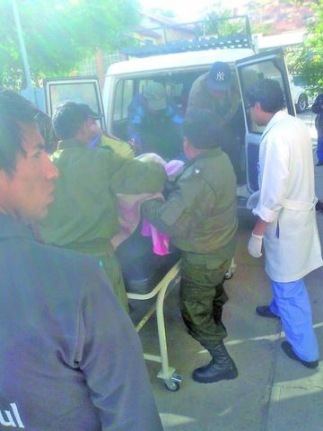 Así llegaron las personas heridas al Bracamonte.