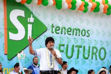 Morales promueve el Sí  para su repostulación 