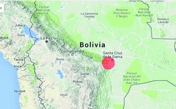 Sismo sacude una provincia cruceña