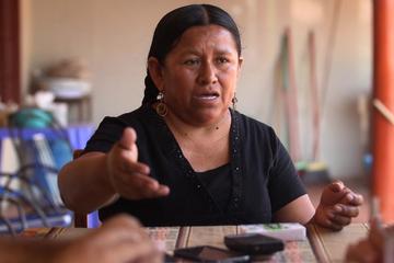 Nemesia Achacollo es la extitular del ministerio de Desarrollo Rural y Tierras.
