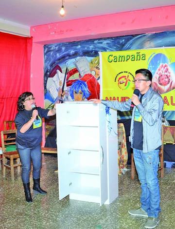 El cierre de la cruzada del pasado domingo.