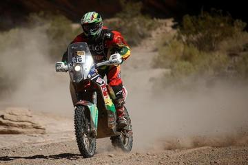 El motociclista bolivianos Juan Carlos Salvatierra.