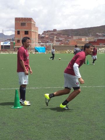 Torres y García entrenan con Nacional Potosí
