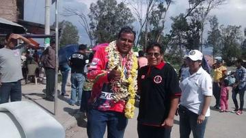 Nogales fue recibido como héroe en Vinto