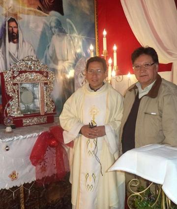 Restauran  Sagrario en el templo de La Merced