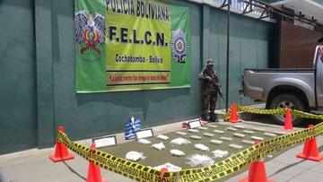 Secuestran más de 35 kilos de cocaína